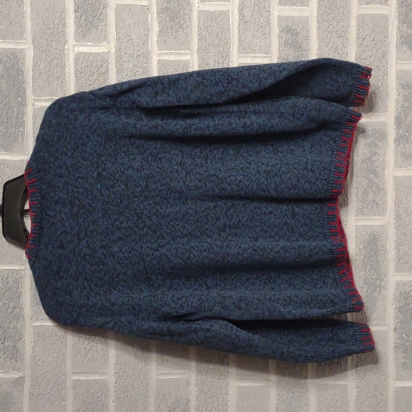 Heirloom Collectables Women's Blue & Red Valentine's Button Down Cardigan Large - Picture 13 of 13